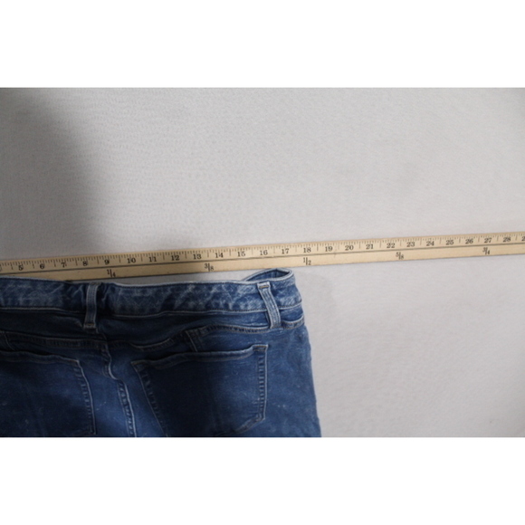 Lane Bryant Women Blue Jeans Denim High Rise Skinny Size 18 - Picture 8 of 9